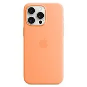Силиконовый чехол MagSafe для iPhone 15 Pro Max Оранжевый сорбет