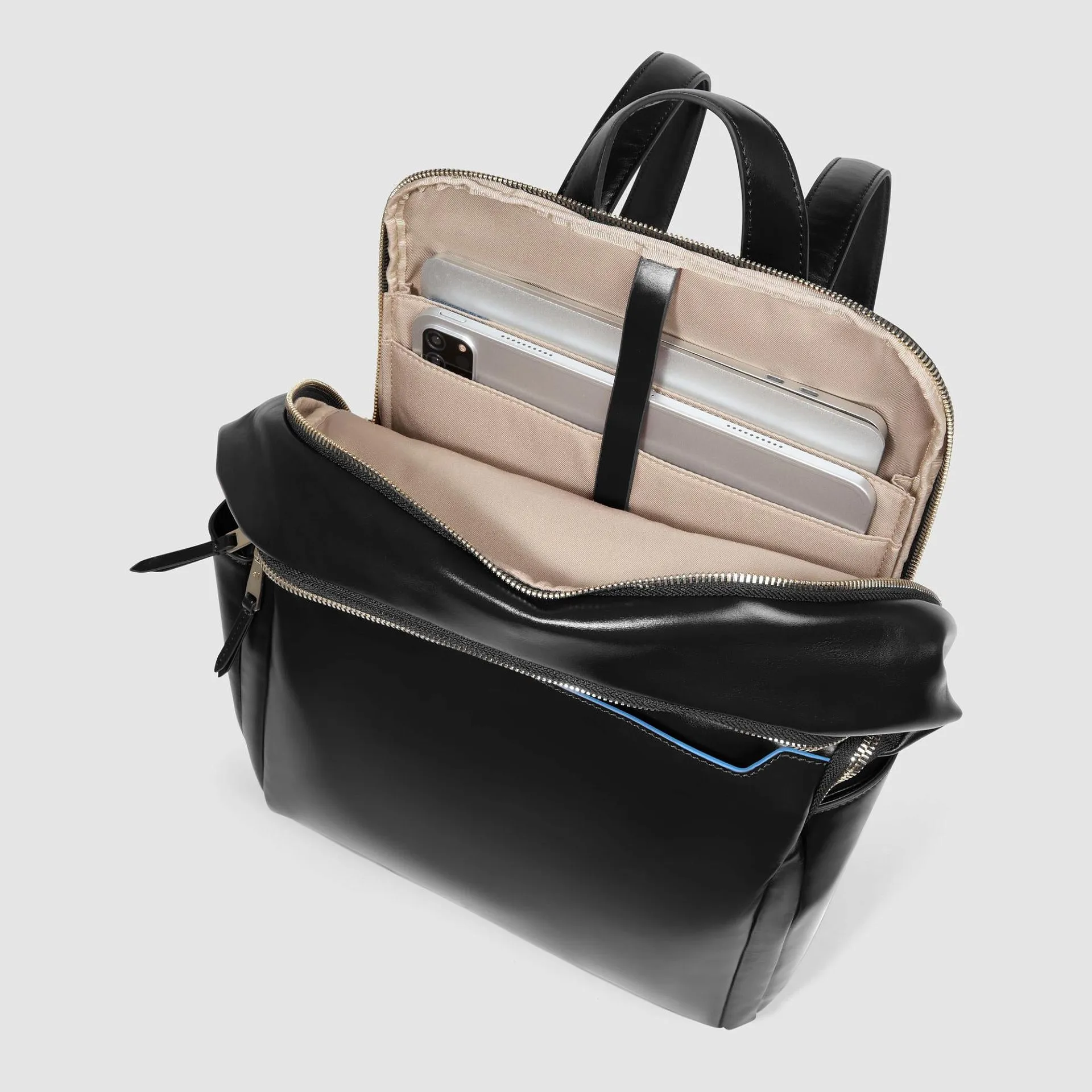 Кожаный рюкзак для ноутбука 14" Piquadro CA6678B2/N, чёрныйphoto6