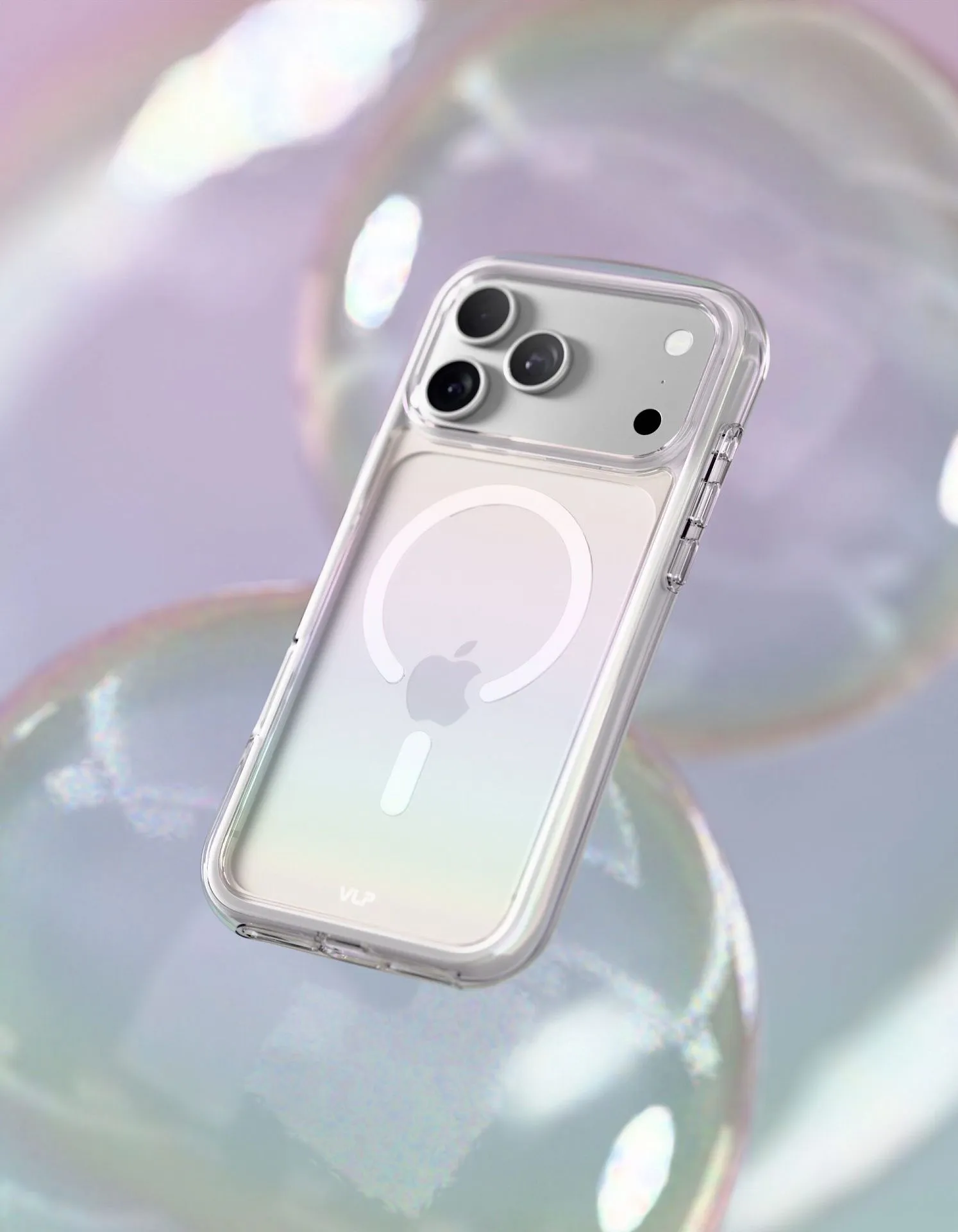 Чехол защитный VLP Bubble Case с MagSafe для iPhone 18 Pro Max, перламутрphoto2