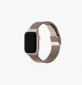 Ремешок UNIQ Dante Pro для Apple Watch 49/46/45/44 мм, розовый (Metallic Rose)