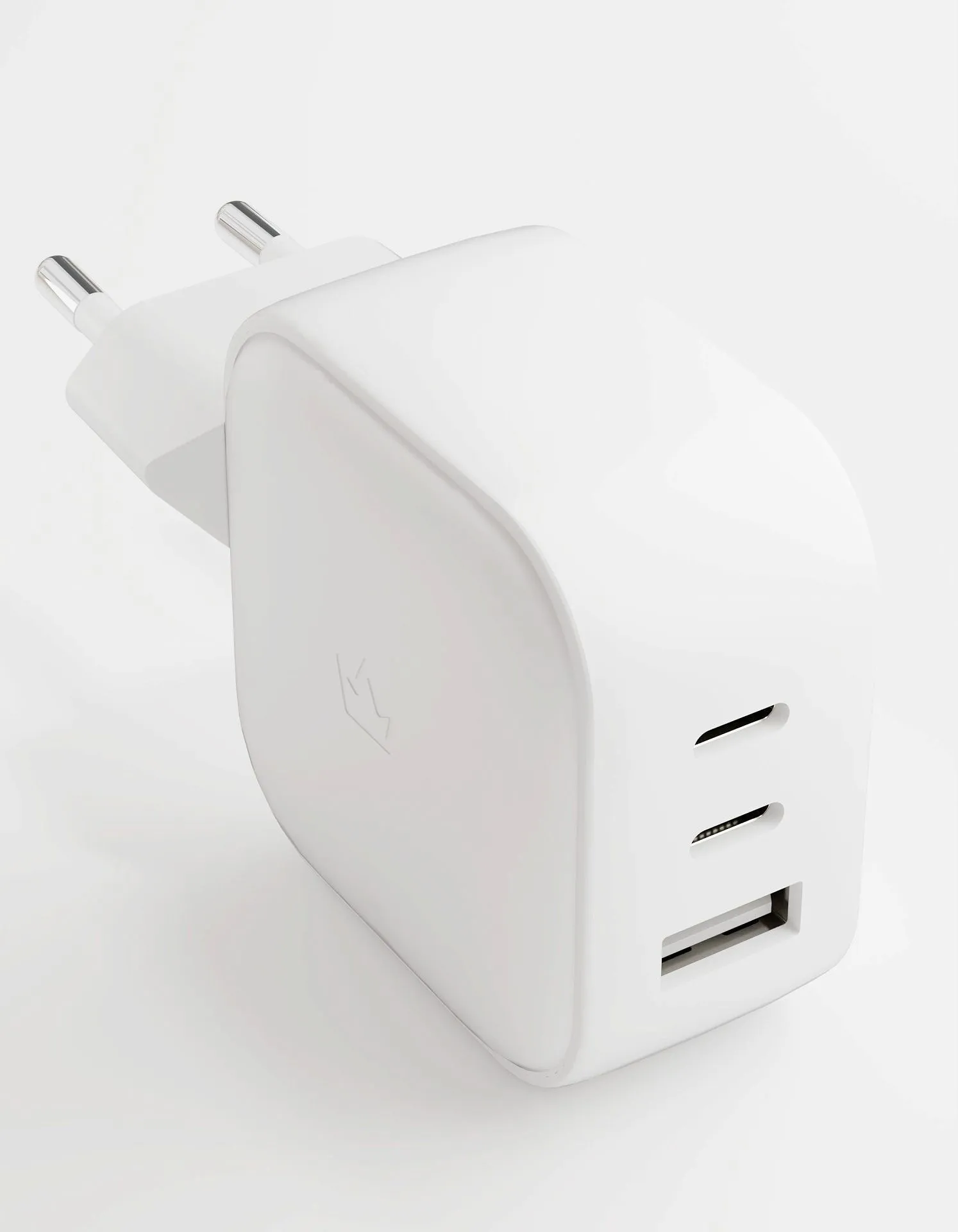 Сетевое зарядное устройство VLP G-Charge 65Вт USB-C+USB-C+USB-A, PD, QC, белыйphoto8