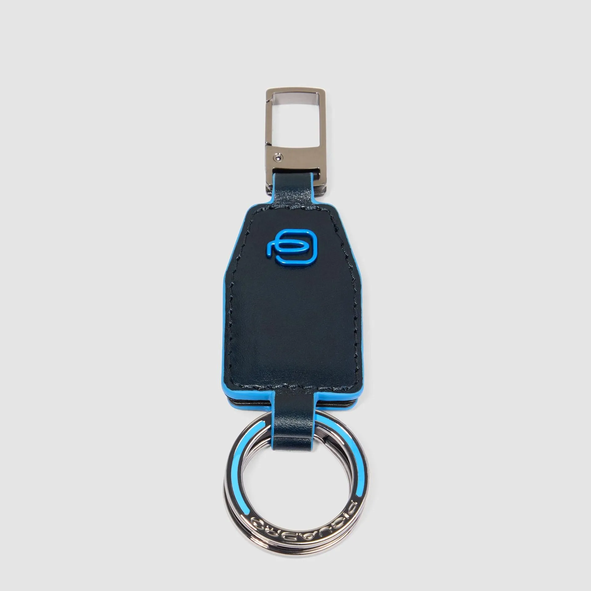 Кожаный разъёмный брелок для ключей с карабином Piquadro PC6880B2/BLU2, синийphoto1