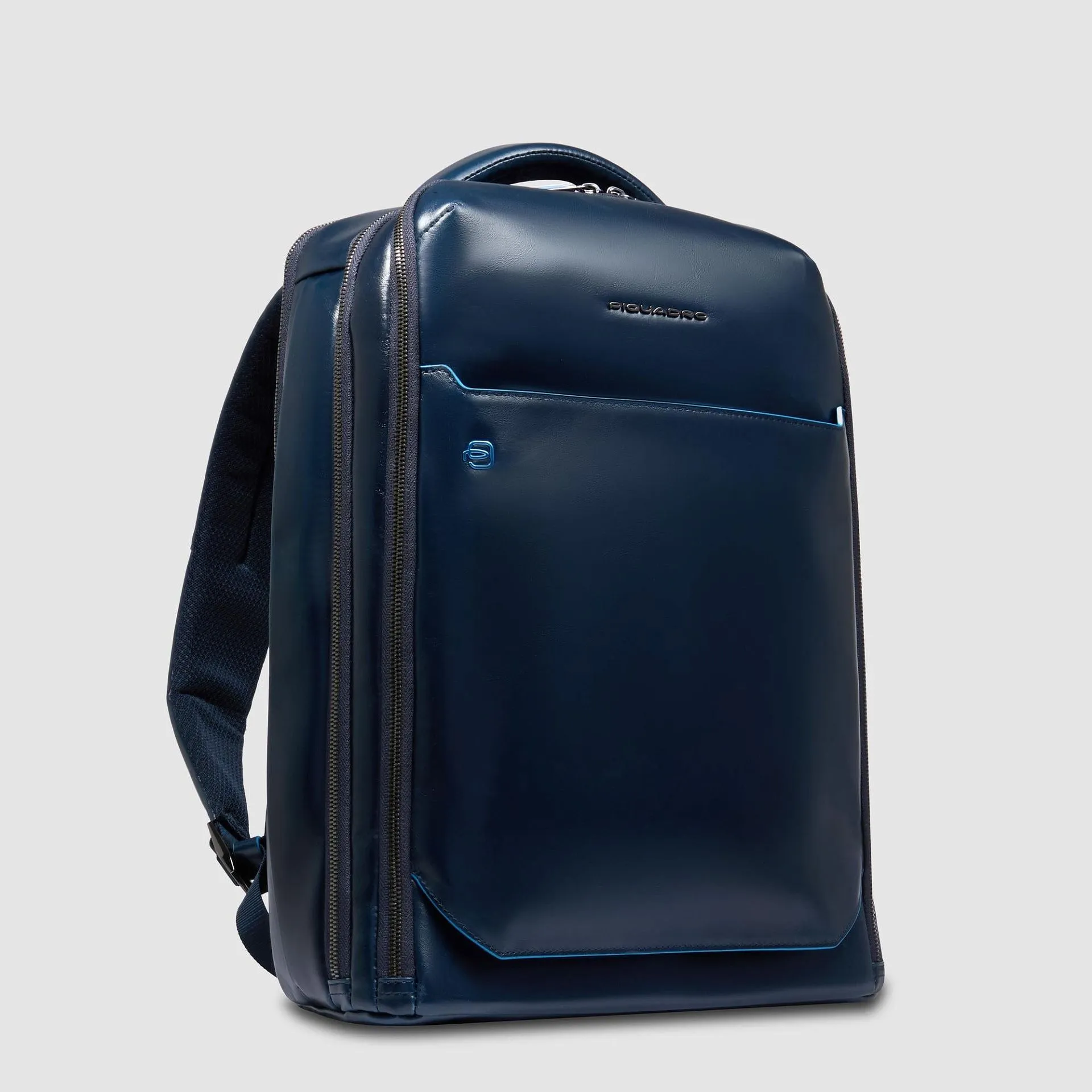 Кожаный рюкзак для ноутбука 15,6" с RFID-защитой Piquadro CA6817B2/BLU2, синийphoto1