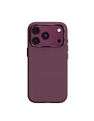 Чехол защитный VLP Aster Pro Case с MagSafe для iPhone 18 Pro, темно-вишневый