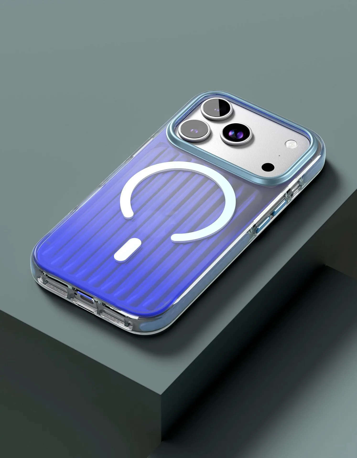 Чехол защитный VLP Pulse Case с MagSafe для iPhone 17 Pro, синийphoto1