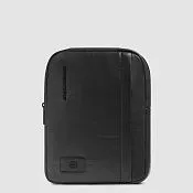 Мужская кожаная сумка через плечо для iPad 11" Piquadro CA1816W137/N, чёрный