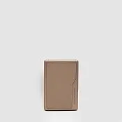 Женский кожаный картхолдер MagSafe с RFID-защитой Piquadro PP7201W92R/TOBLU, серый