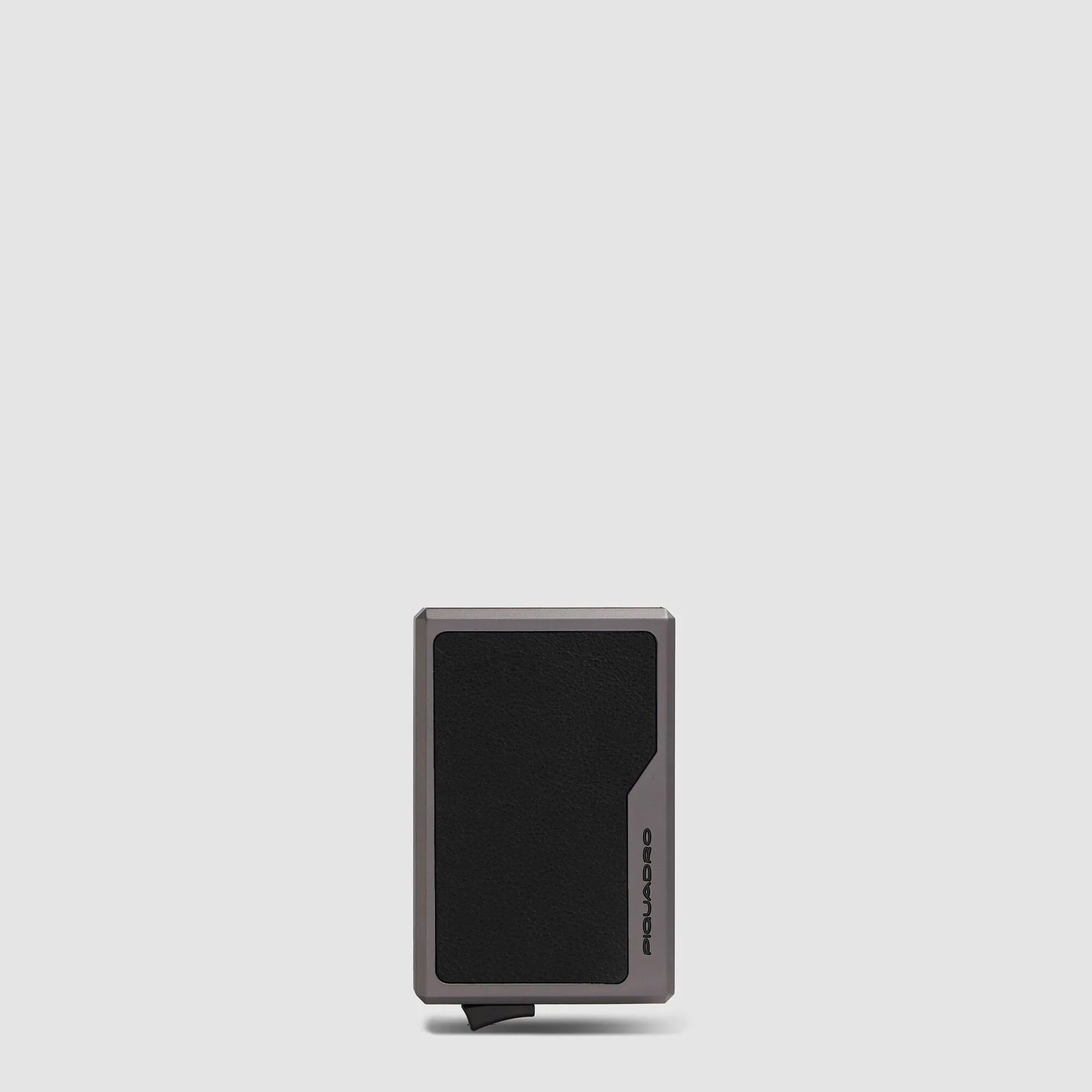 Картхолдер MagSafe с защитой RFID, алюминий и кожа Piquadro PP7072MOSR/N, чёрныйphoto0