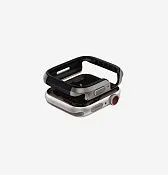 Чехол UNIQ Valencia для Apple Watch 46 мм, серебристый (Titanium Sliver)