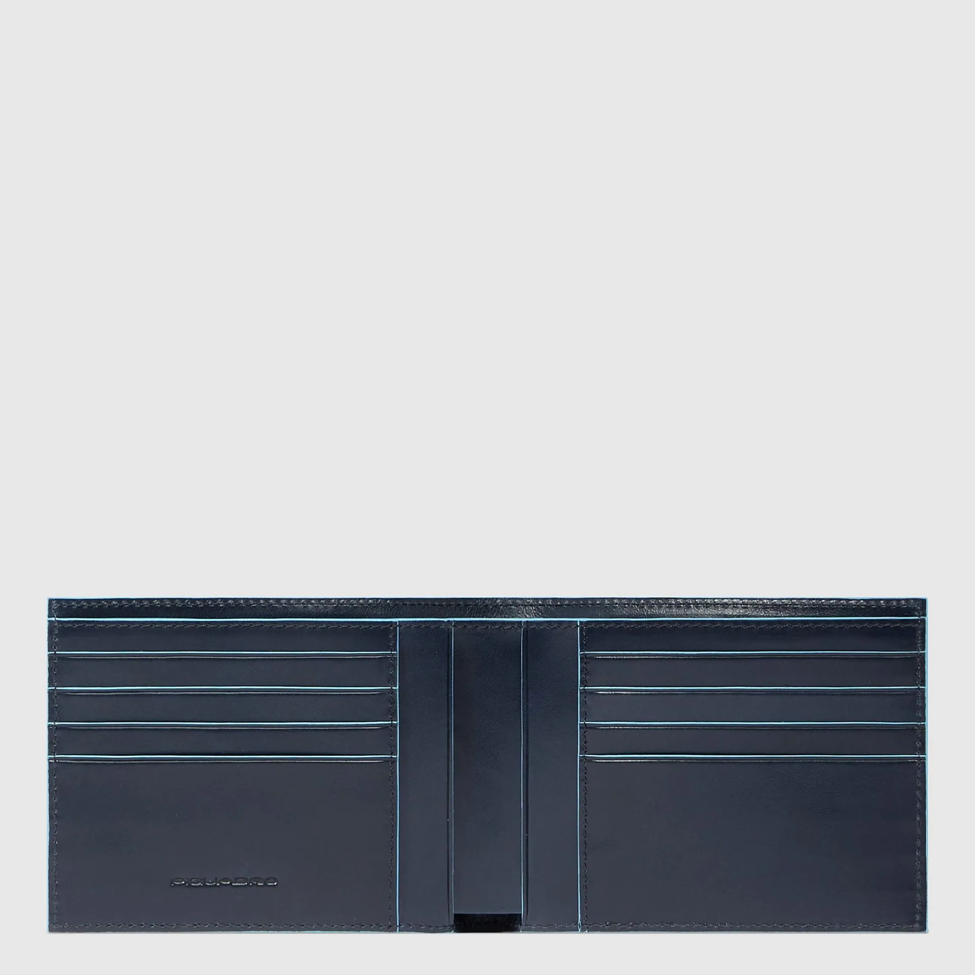 Кожаное портмоне с RFID-защитой, 8 карт Piquadro PU6190B2R/BLU2, синийphoto3