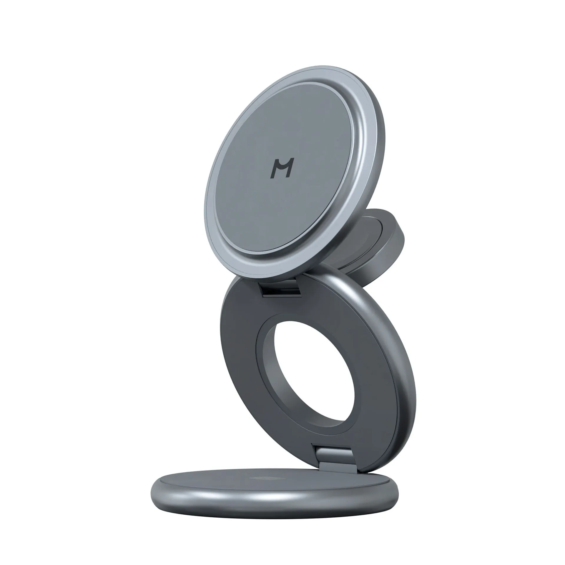 Зарядная станция 3 в 1 Magssory Signature Disc Pro для Apple Qi2 Midnightphoto1