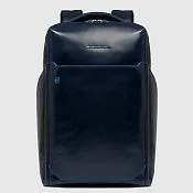 Кожаный рюкзак для ноутбука 15,6" Blue Square Piquadro CA6593B2/BLU2, синий