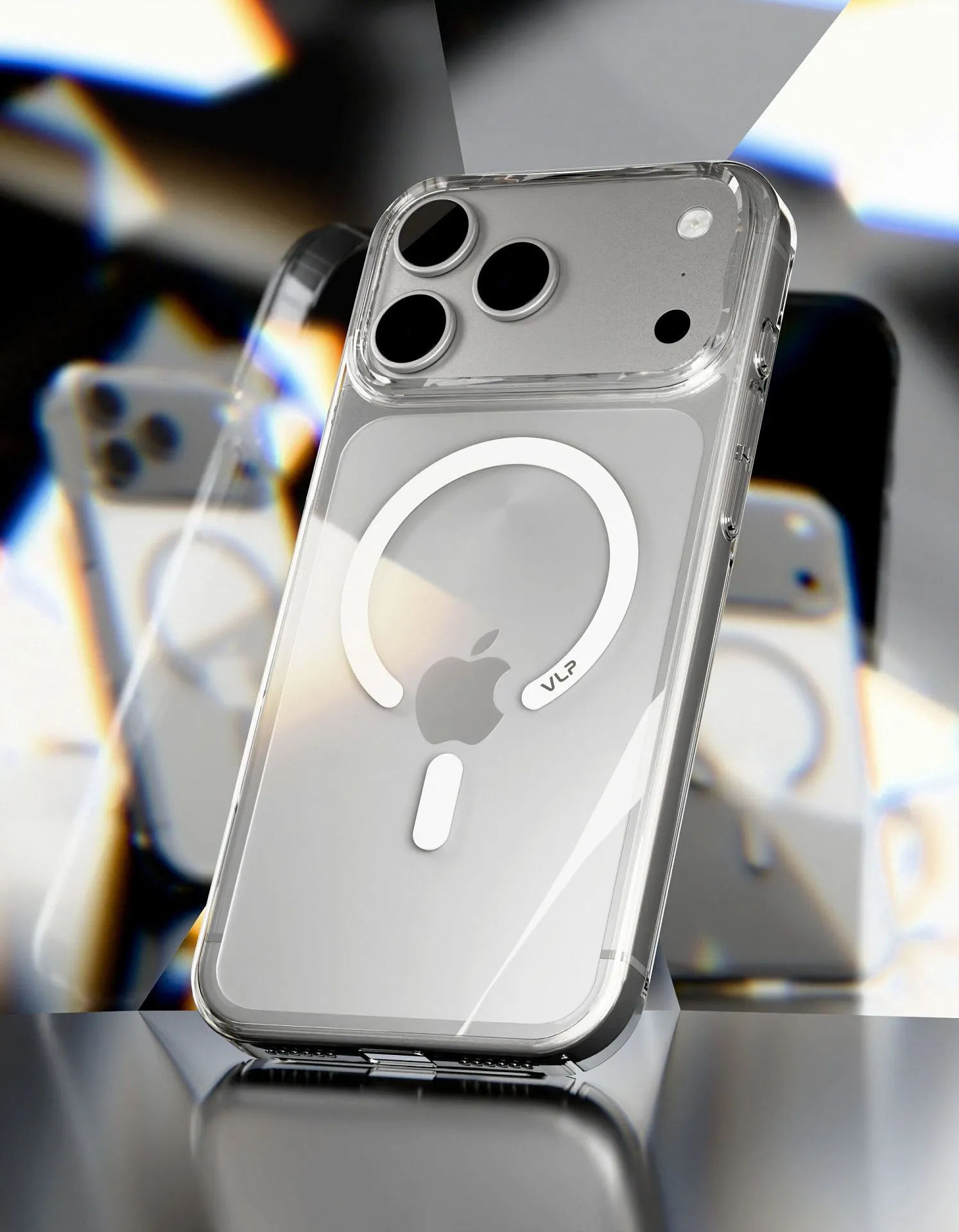 Чехол защитный VLP Diamond Case с MagSafe для iPhone 18 Pro, прозрачныйphoto5