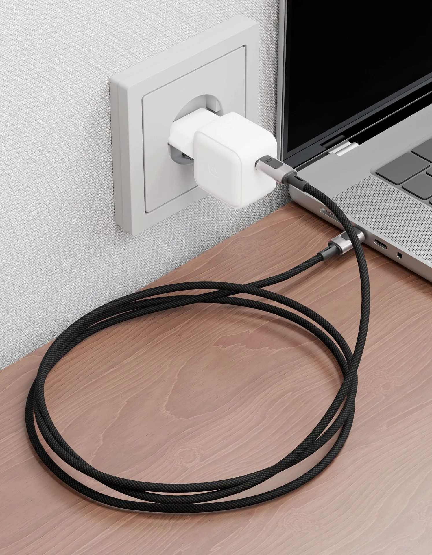 Дата-кабель VLP Force Line 100W USB-C + USB-C, 1.2m, черныйphoto8
