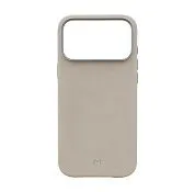 Чехол Magssory Eco-Leather Case для iPhone 17 Pro Max, слоновая кость