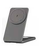 Беспроводное зарядное устройство VLP Alum Power Pro для Apple, натуральный титан