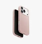 Чехол UNIQ Lino для iPhone 17 Pro, розовый (Blush Pink)
