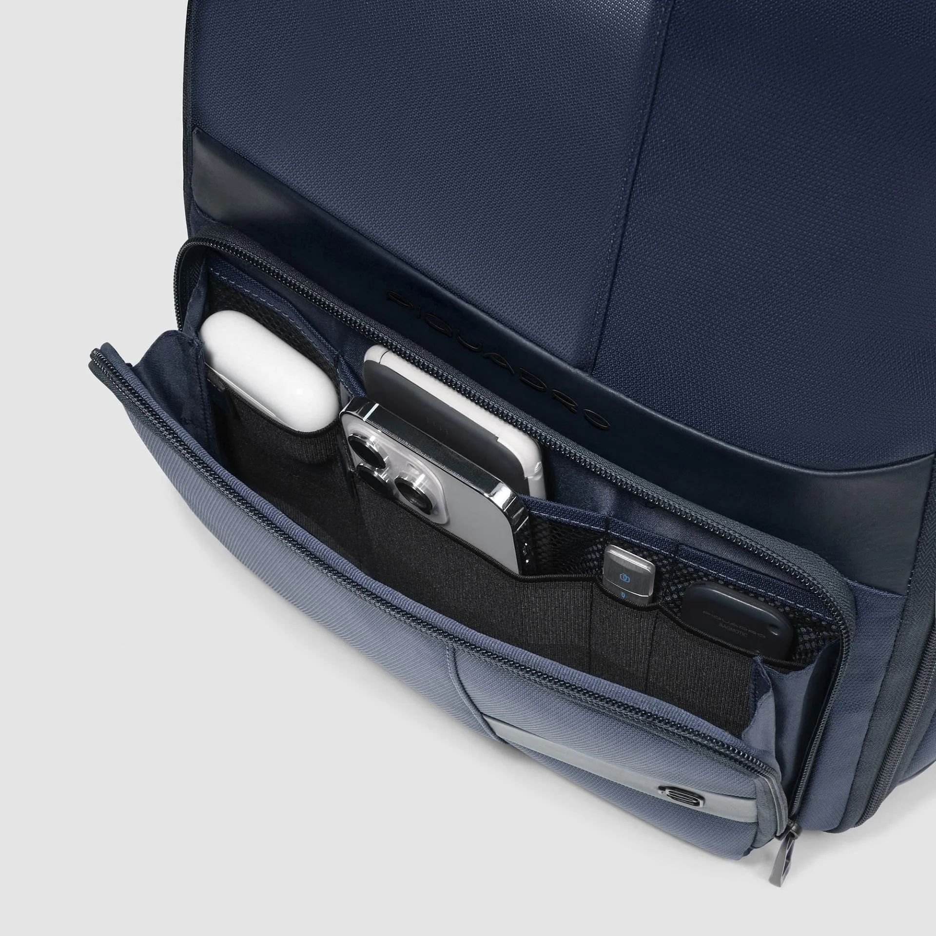 Рюкзак для ноутбука 14" с RFID-защитой карт Piquadro CA6238W129/BLU, синийphoto5