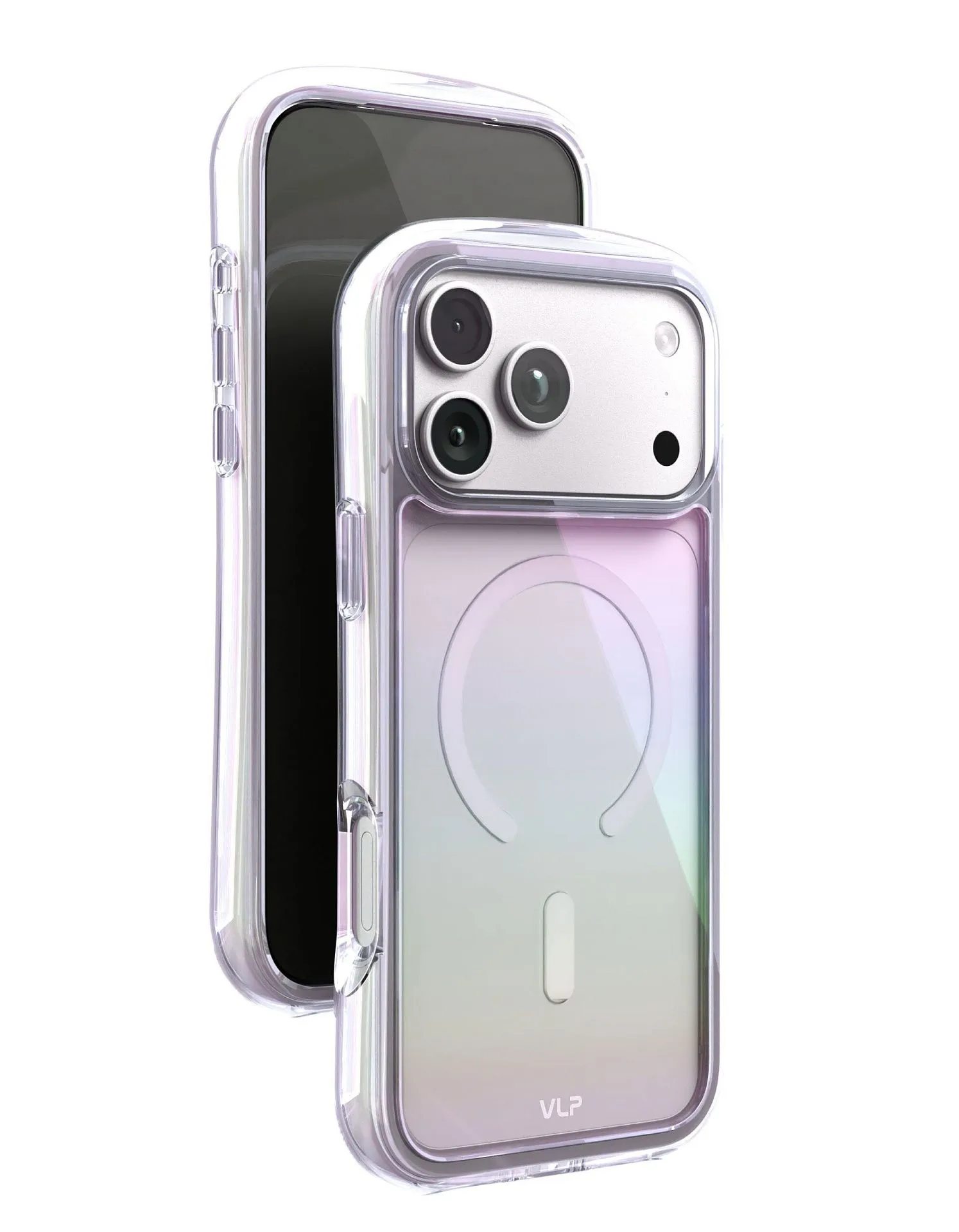 Чехол защитный VLP Bubble Case с MagSafe для iPhone 18 Pro Max, перламутрphoto5