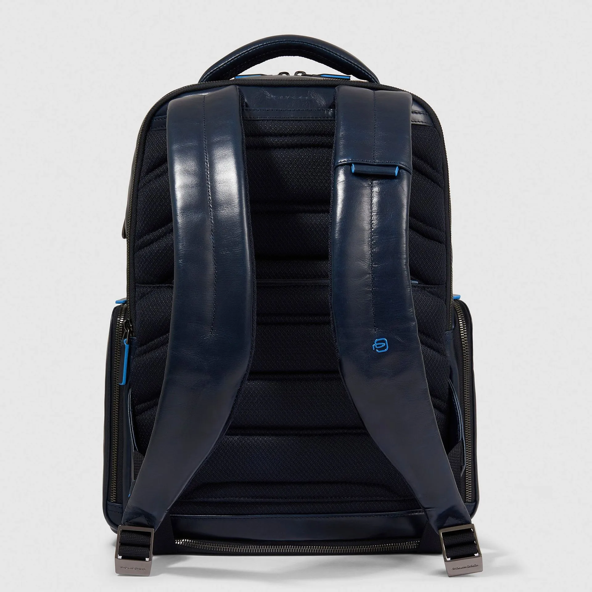 Кожаный рюкзак для ноутбука 15,6" со стальным тросом Piquadro CA6592B2BM/BLU2, синийphoto2