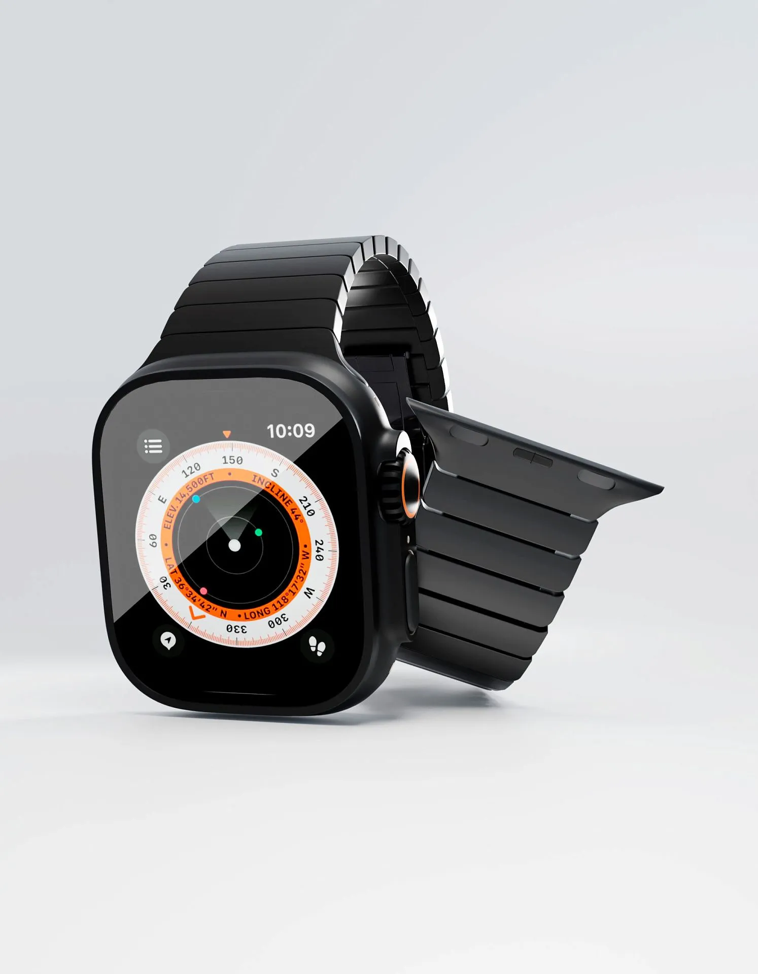 Ремешок VLP Titanium Band для Apple Watch 42/44/45/46/49, черныйphoto1