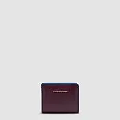 Женский кожаный кошелёк на 4 карты с RFID-защитой Piquadro PD6660B2R/BO, бордовый