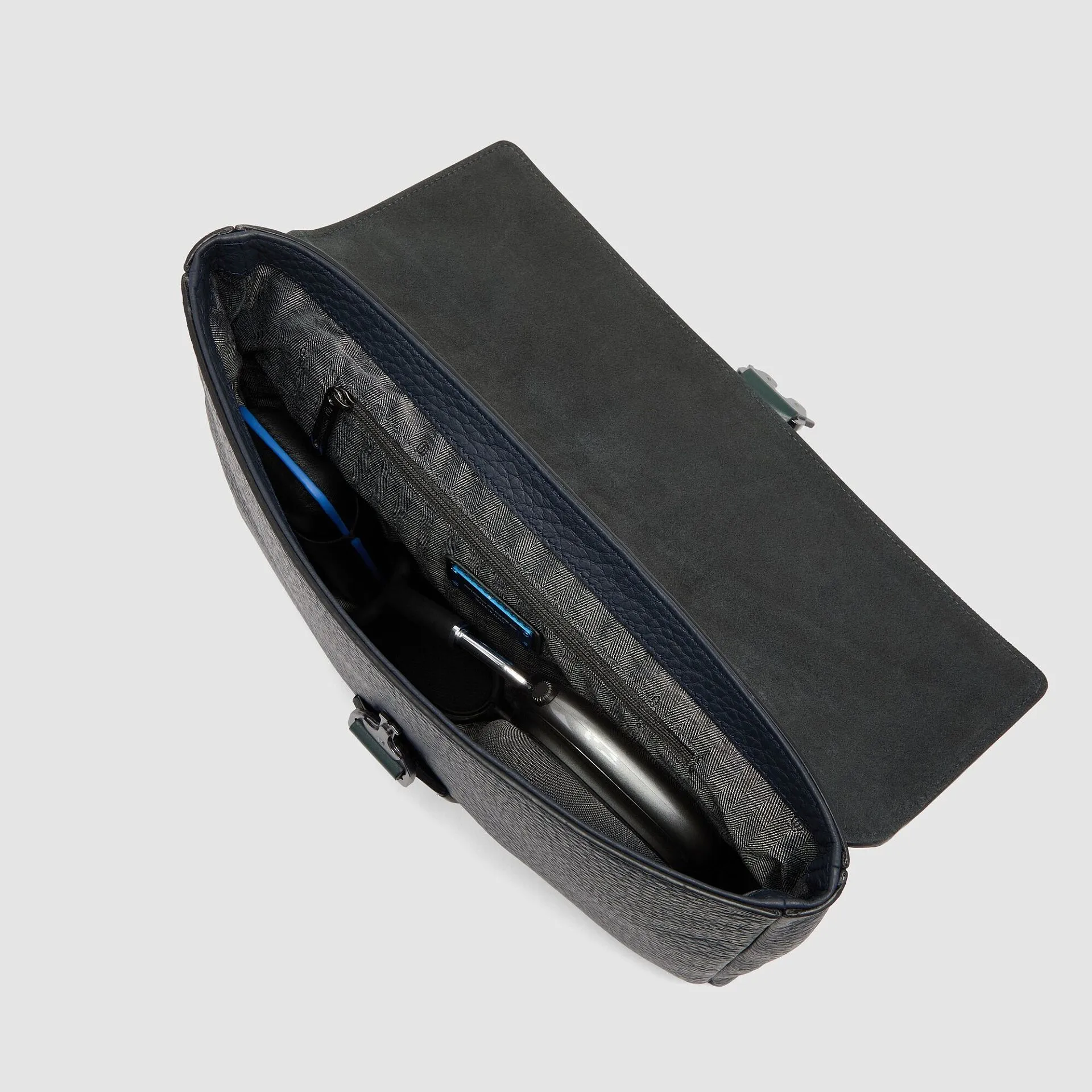 Мужской кожаный клатч для iPad Pro 13" Piquadro AC7260W151/BLUVE, синийphoto3