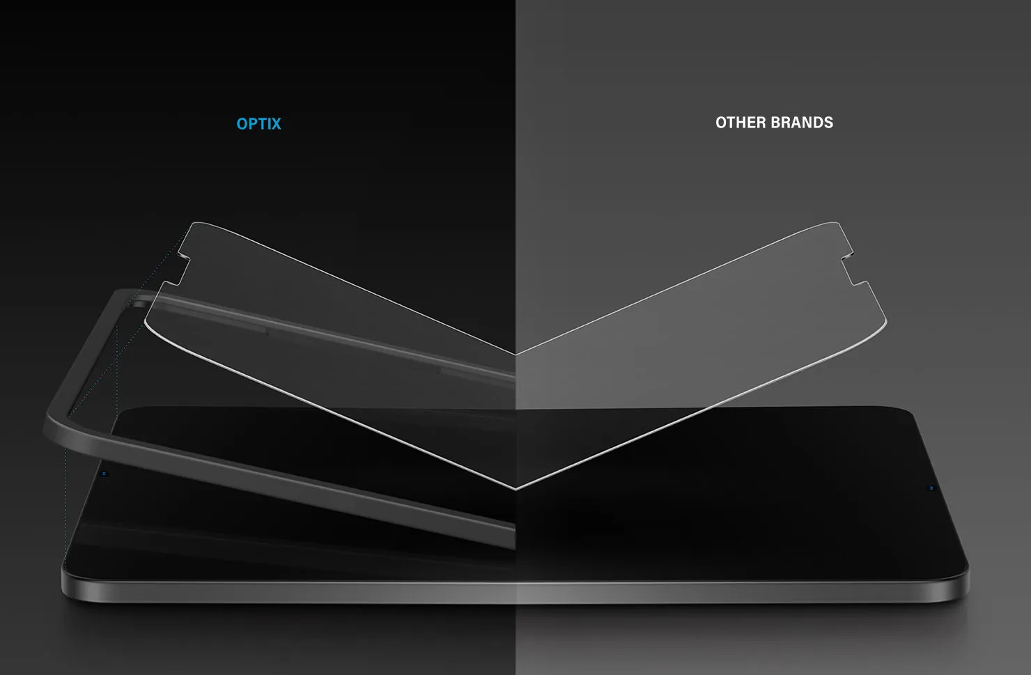 Защитное стекло UNIQ Optix Matte для iPad Air 11" (2024)
