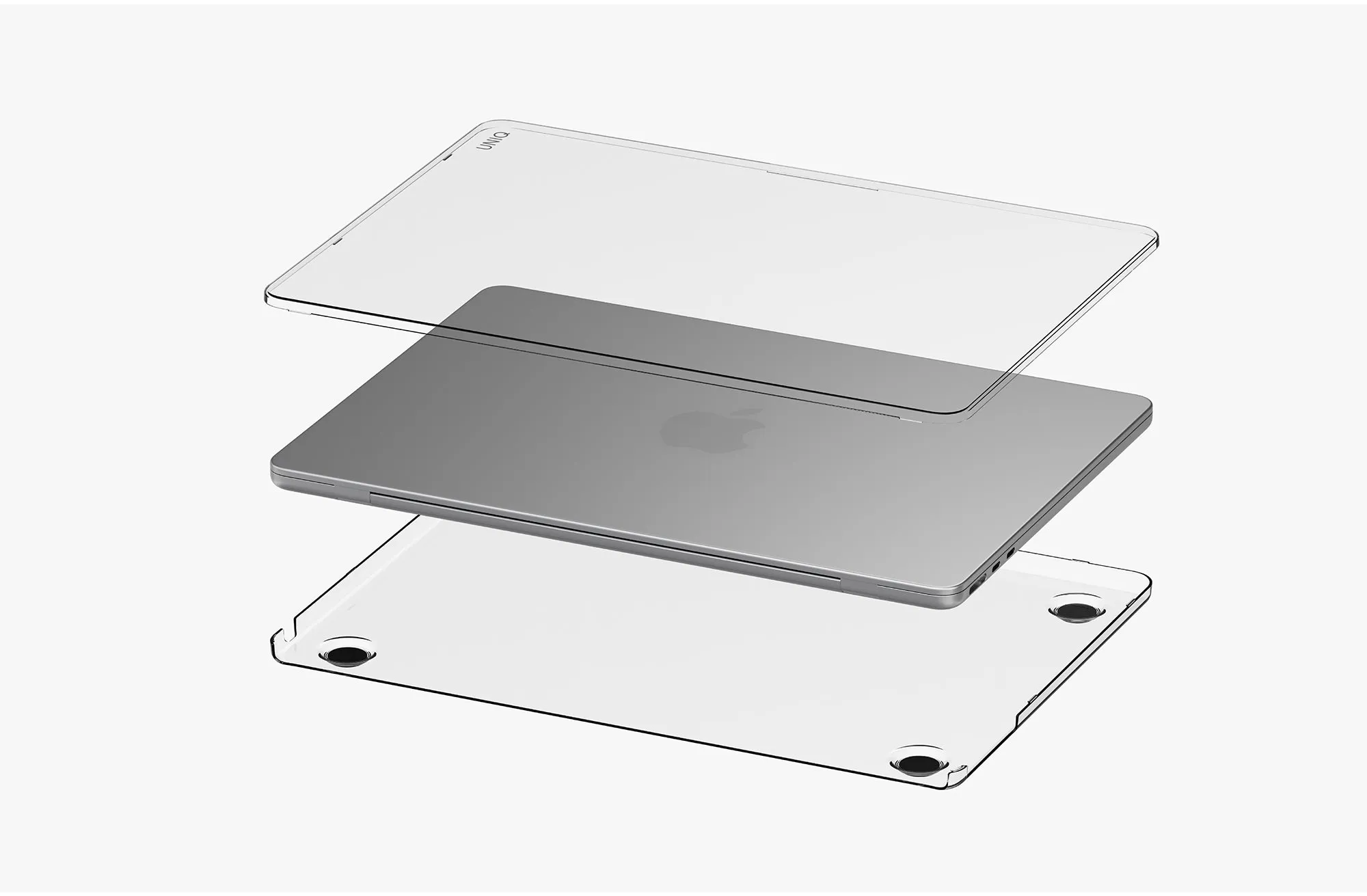 Чехол UNIQ Vero для MacBook Air 13" (M2-M5 2026), прозрачный (crystalclear)