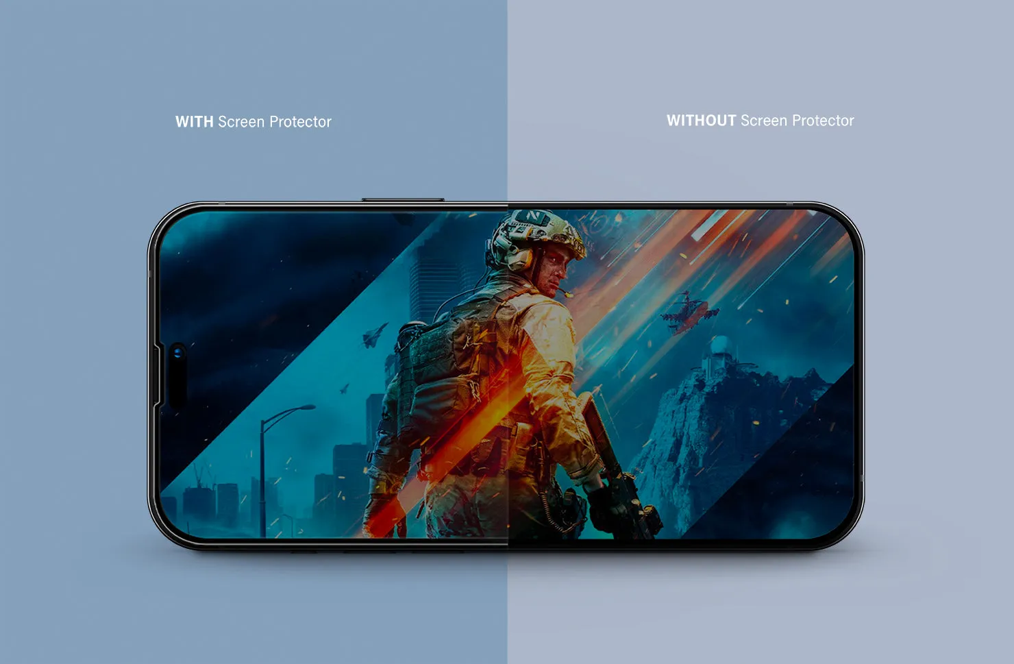 Защитное стекло UNIQ Optix Covex™ Smooth Matte для iPhone 16 Pro / iPhone 17