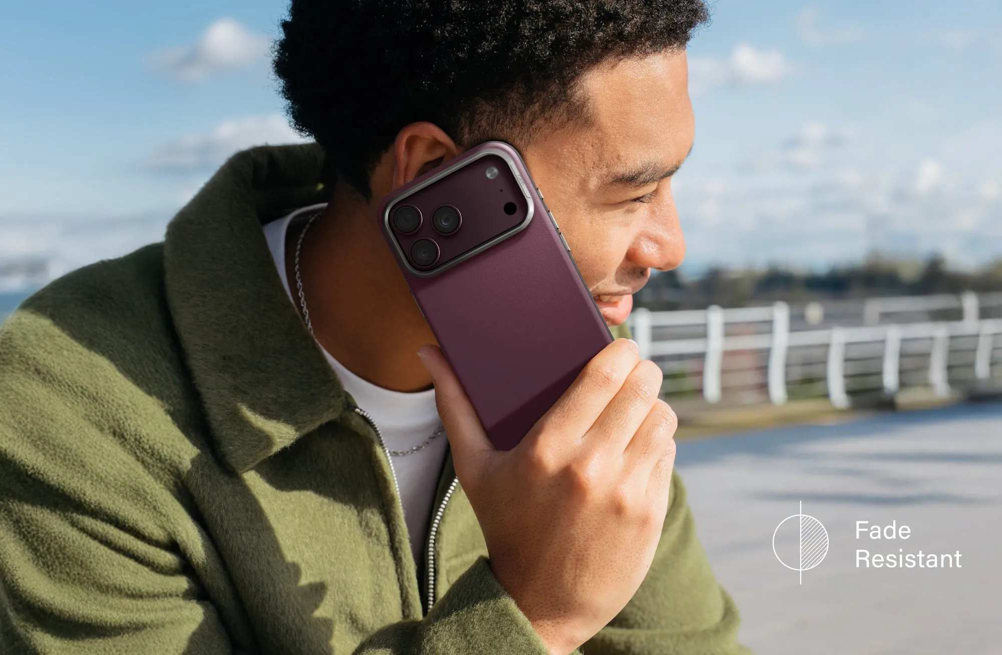 Чехол UNIQ Lyden DS для iPhone 18 Pro, бордовый (deep maroon)