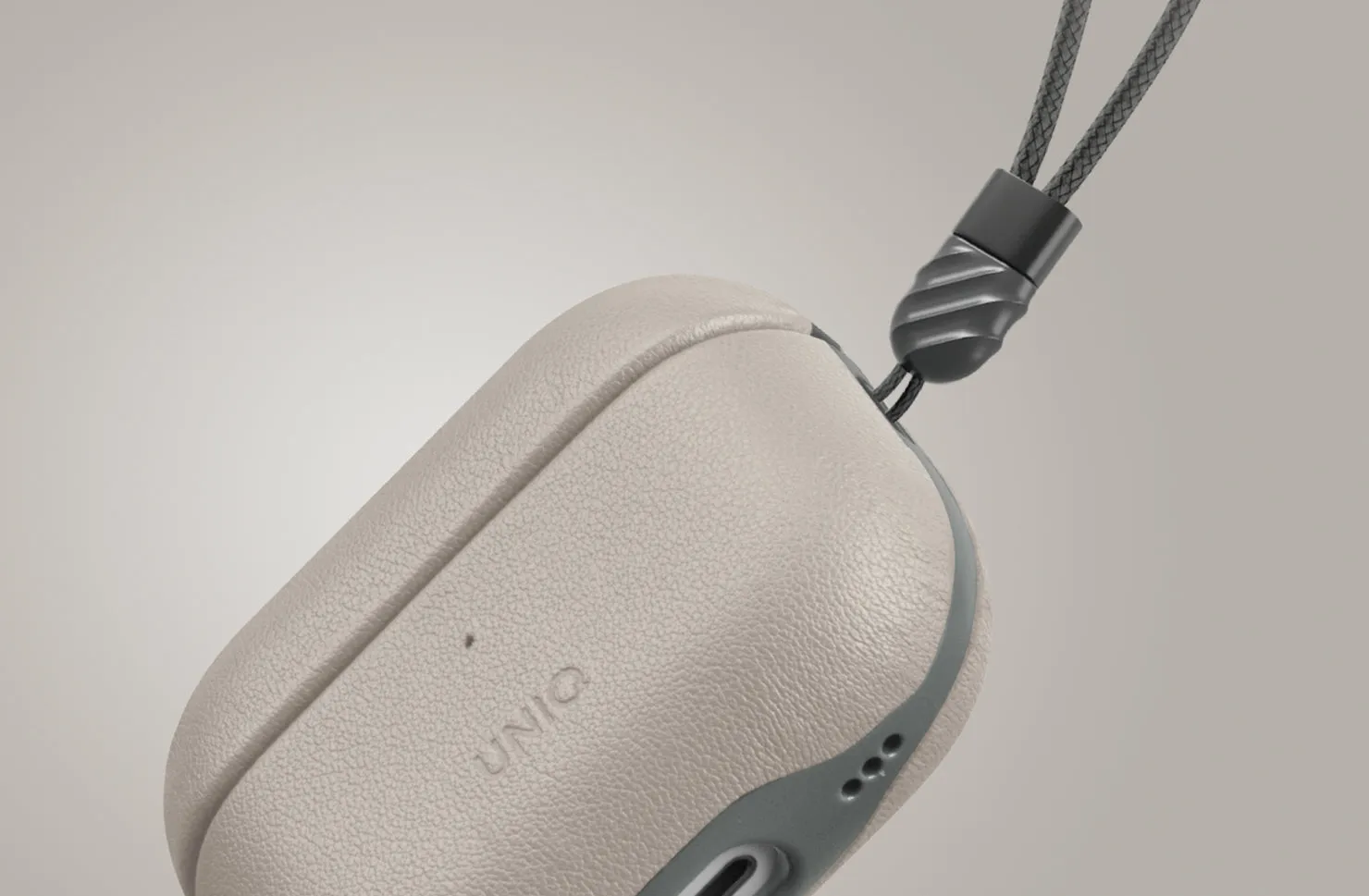 Чехол UNIQ Lyden DS для AirPods 4 / AirPods 5, черный (black)