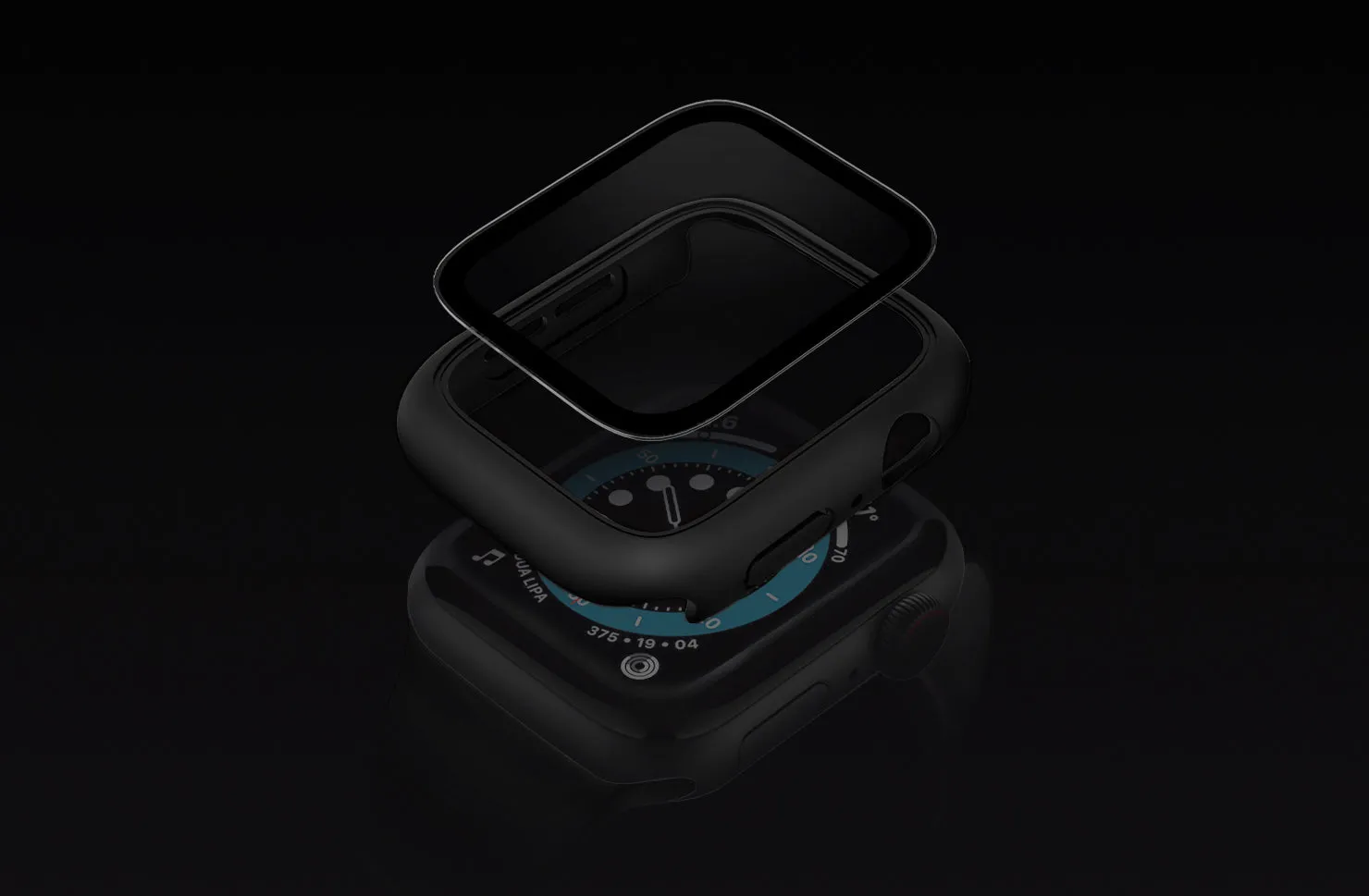 Чехол UNIQ Nautic для Apple Watch 42 мм, черный (Black)