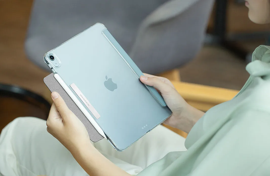 Чехол UNIQ Camden для iPad Mini (A17 Pro/6th Gen), серый (Dark Gray)