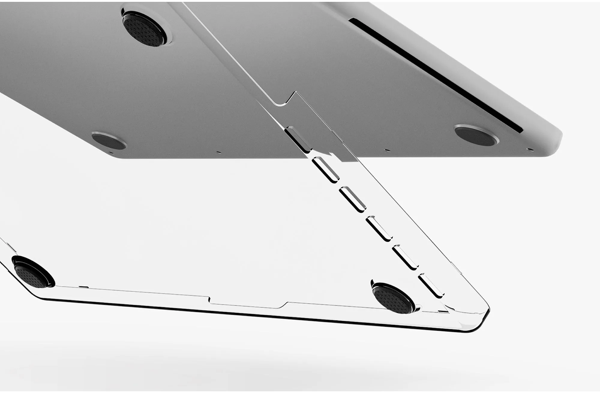 Чехол UNIQ Vero для MacBook Air 13" (M2-M5 2026), прозрачный (crystalclear)