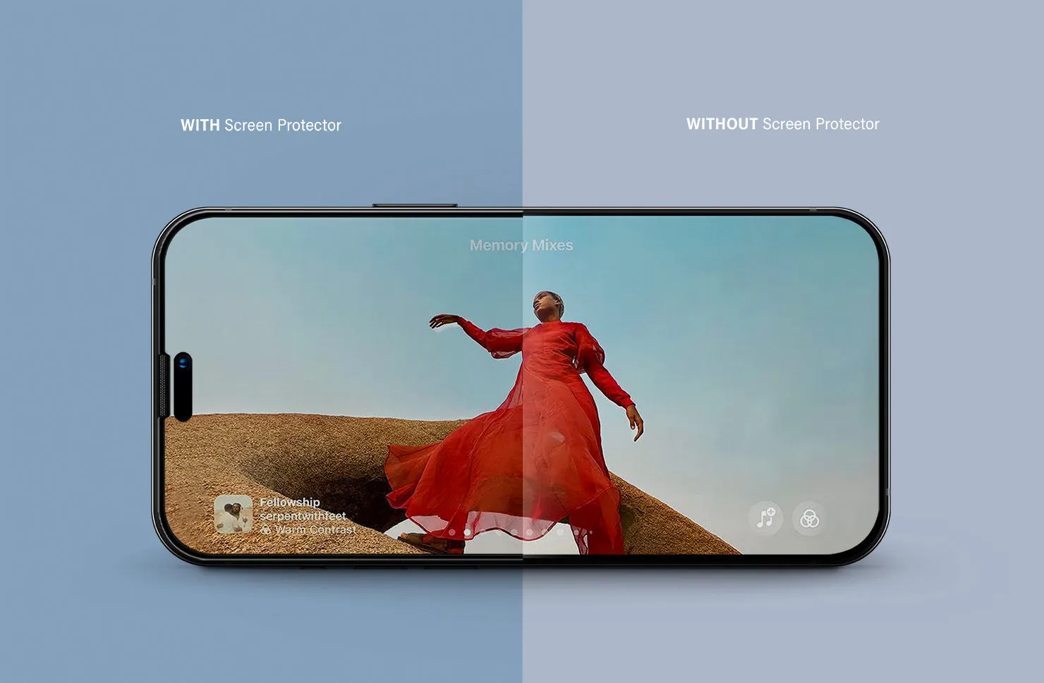 Защитное стекло UNIQ Optix Covex™ 2-Way Privacy для iPhone 16 Pro Max