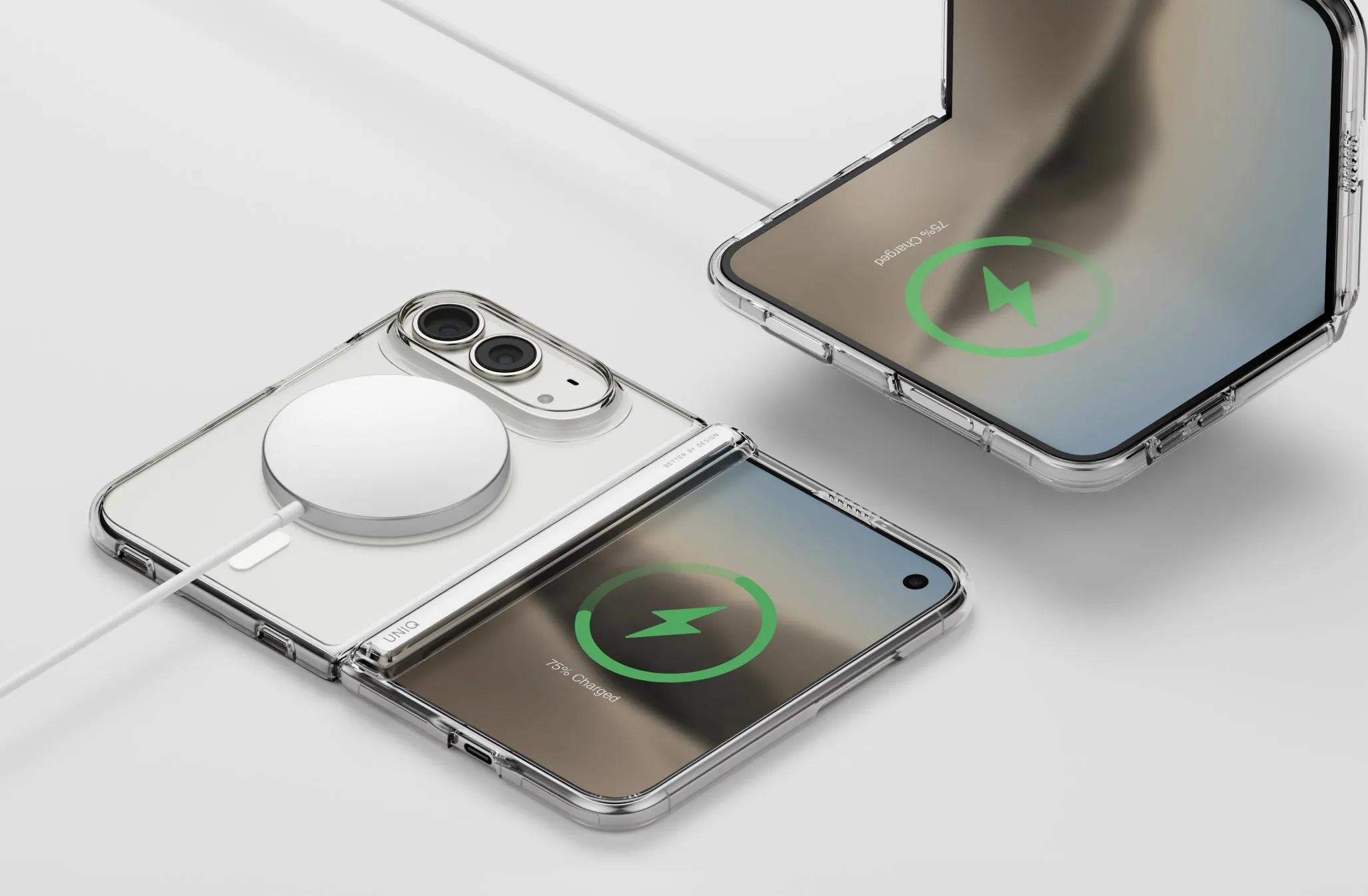 Чехол UNIQ LifePro Xtreme MagClick для iPhone Duo, прозрачный (crystalclear)