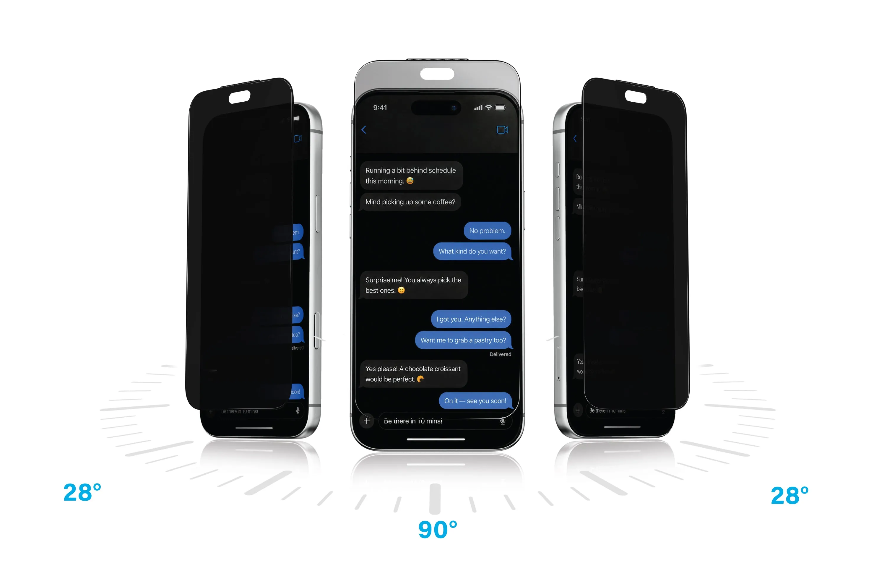 Защитное стекло UNIQ Optix Covex™ Privacy Anti-Glare для iPhone 18 Pro Max