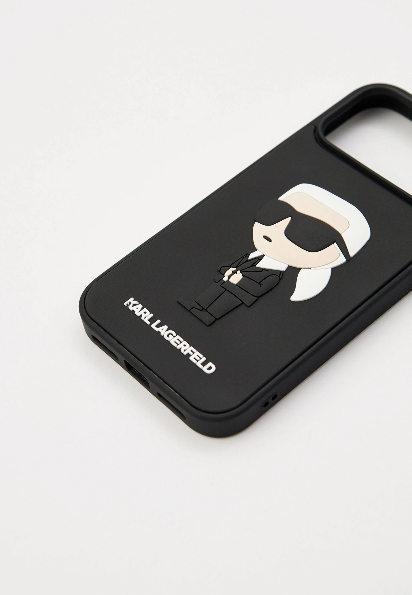Чехол Karl Lagerfeld для iPhone 17 Pro, Черный, 3D Rubber с объемными элементамиphoto2